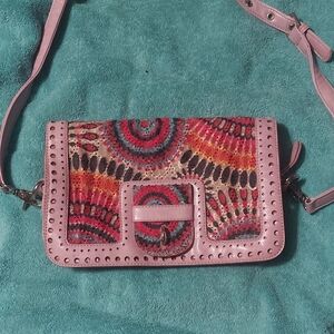 Chic Multicolor Crossbody Bag